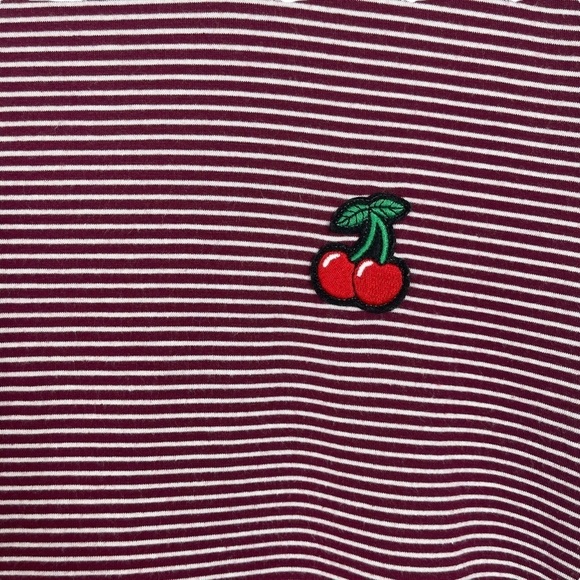 SO Striped Cherry T-Shirt - Picture 3 of 3
